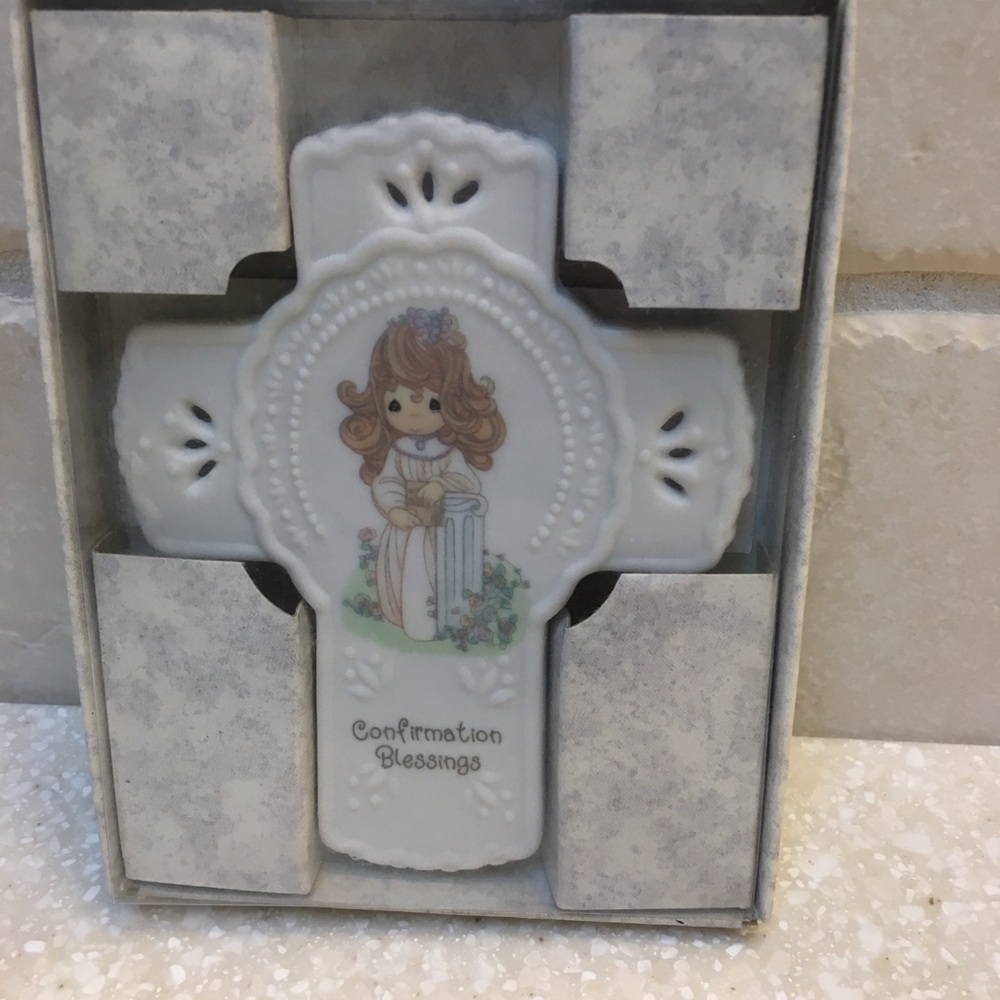 Precious Moments Confirmation Ceramic Cross